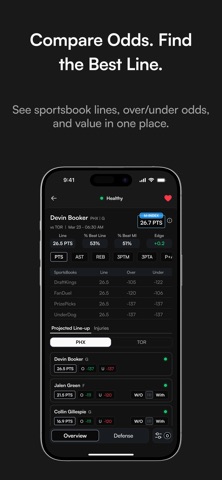 StatMotive: Player Projections iPhone screenshot