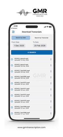 App screenshot
