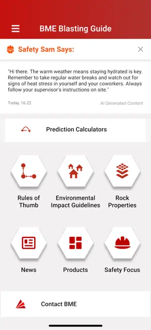 BME Blasting Guide screenshot 2