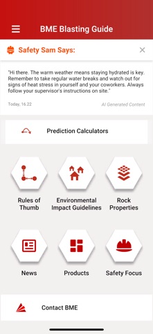 BME Blasting Guide screenshot