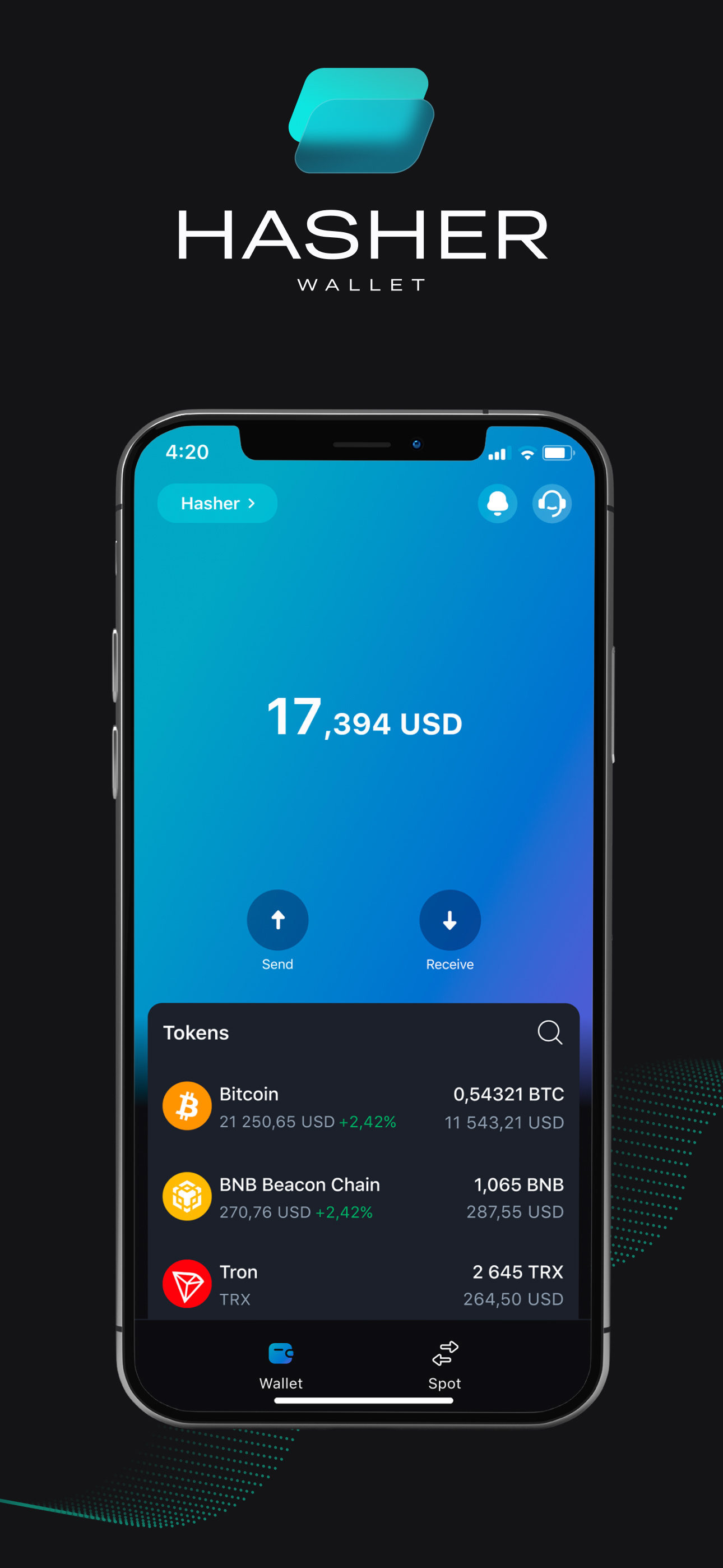 Hasher Wallet