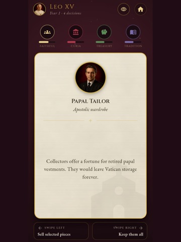 Conclave: Pope Simulator iPad screenshot