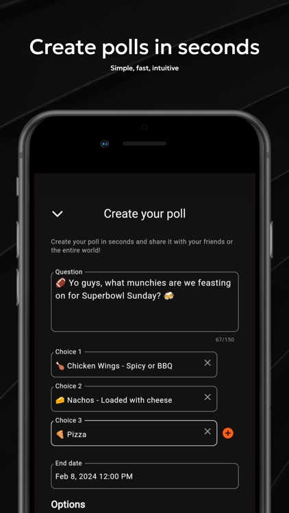 Demos: Polls, Debate, Contests