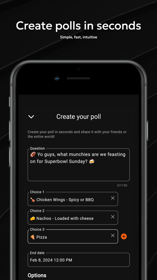 #2. Demos: Polls, Debate, Contests (iOS) By: GoodVibesLab