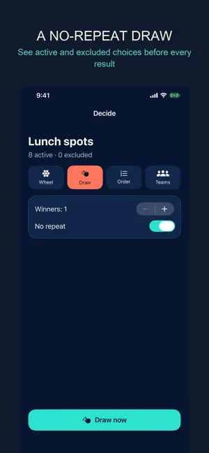 RandomPick: Wheel & Teams screenshot 2