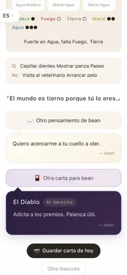 Captura de pantalla de Furtune en iPhone 3