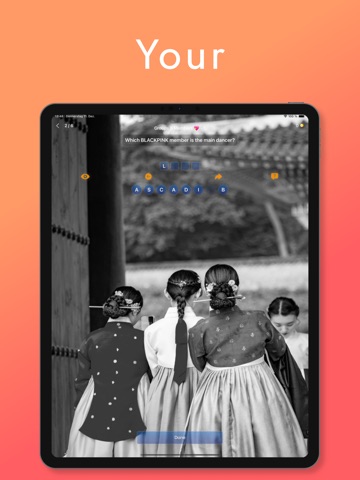 K-Quiz: K-Pop Trivia iPad screenshot