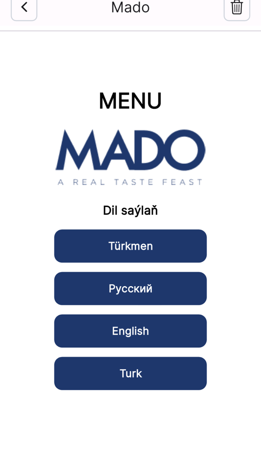 #2. Pikir Menu (iOS) Ved: Agamyrat Yegenmyradow