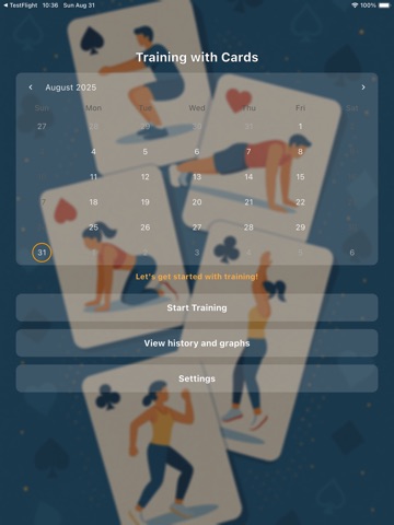 Training with Cards iPad screenshot