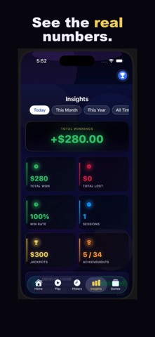 BetterBet Casino Tracker screenshot