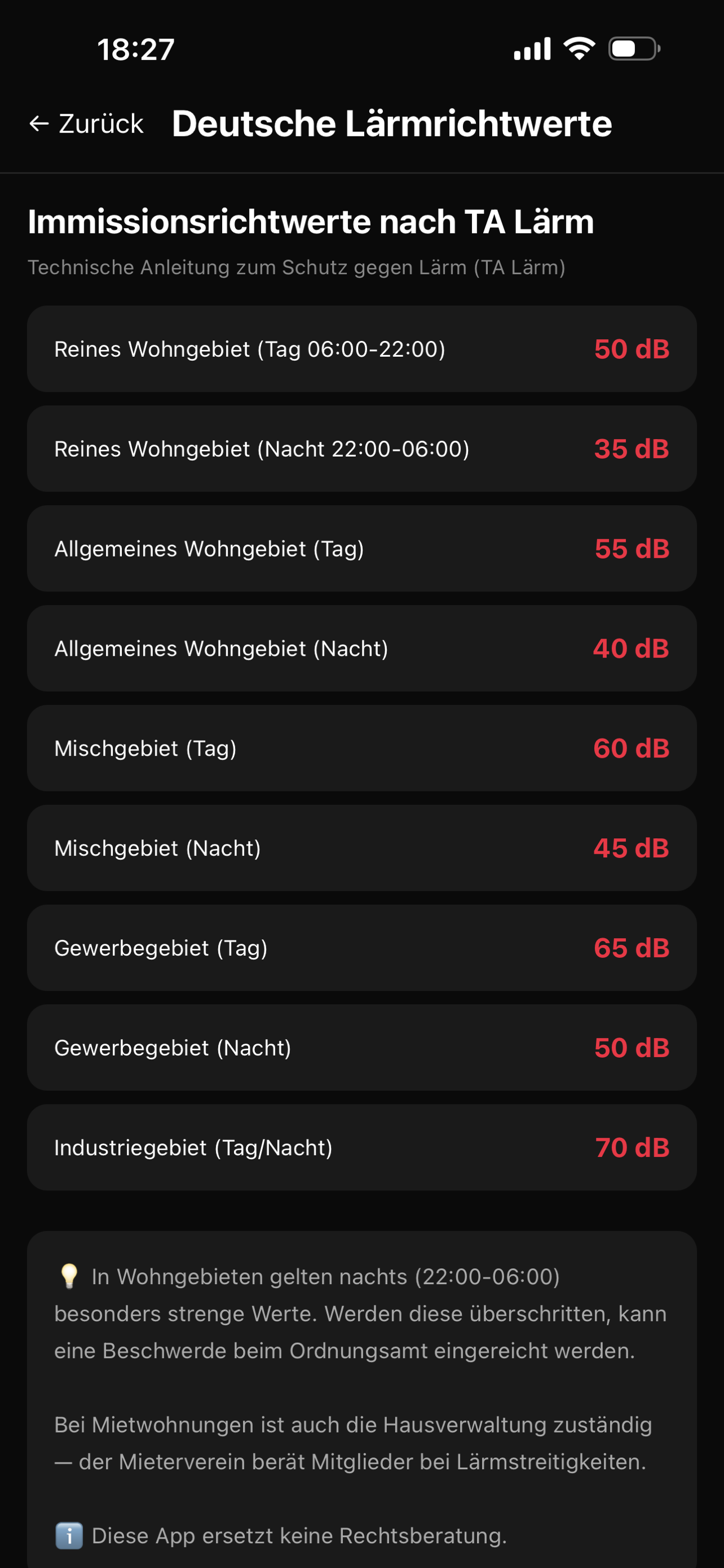 Lärmprotokoll Pro