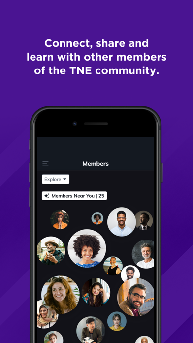 TNE Connect iPhone screenshot 1 - Social Networking app