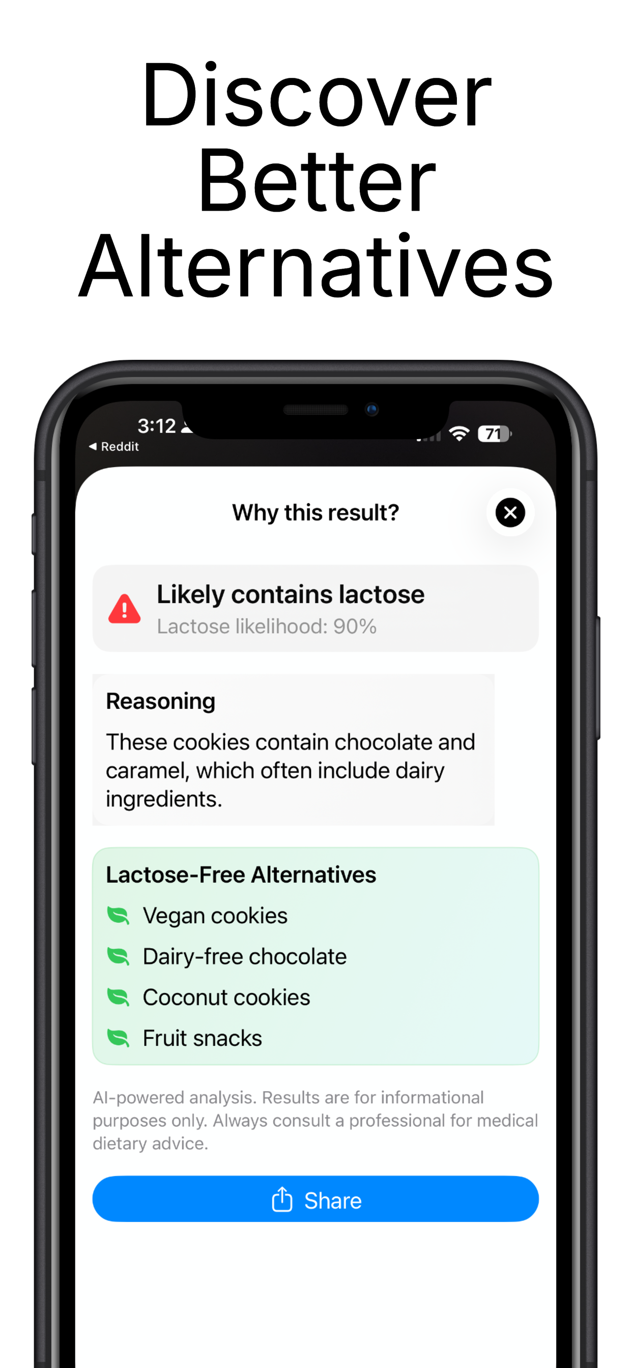 Lactose Spy: Food Scanner