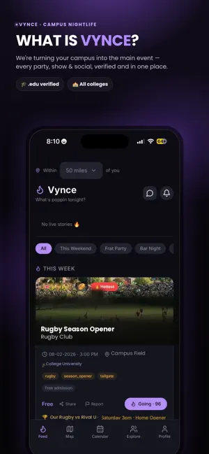 Vynce: Campus Nightlife screenshot 1