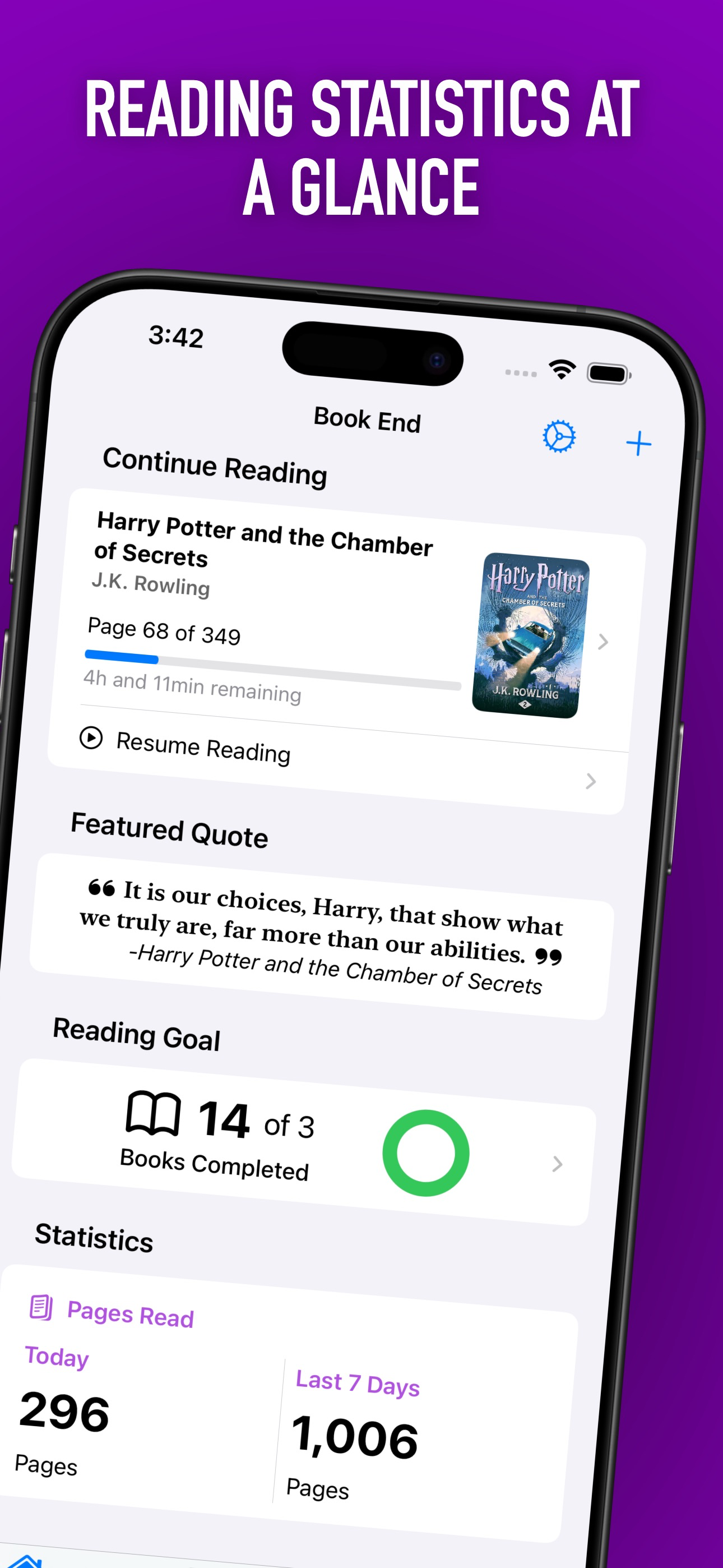 Book End: Reading Tracker