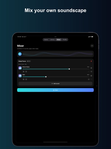 StillSound: Noise Machine iPad screenshot