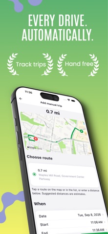 Mile: Mileage Tracker & Log Screenshot 1 of 5