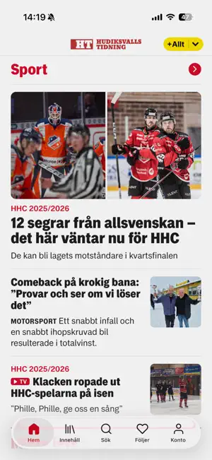 Hudiksvalls Tidning screenshot 2