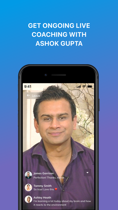 Screenshot 1 of Gupta Program Brain Retraining App