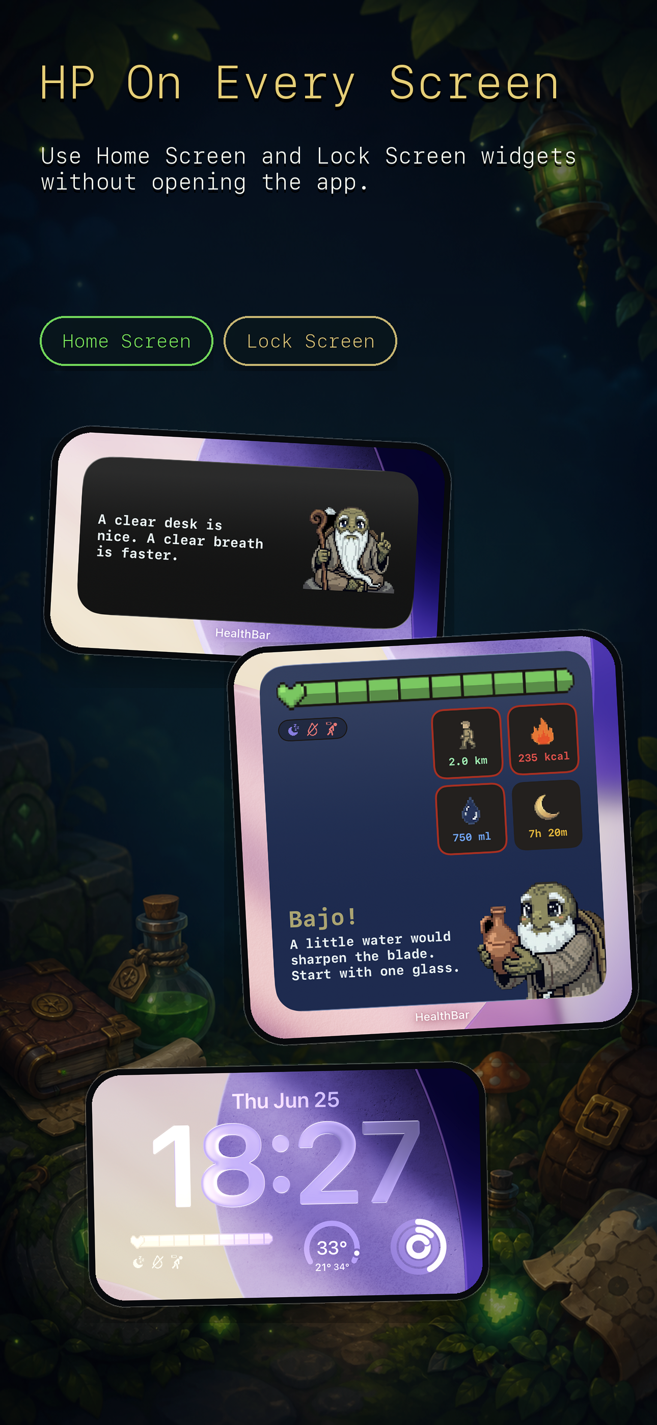 HealthBar: Daily HP Tracker screenshot 5