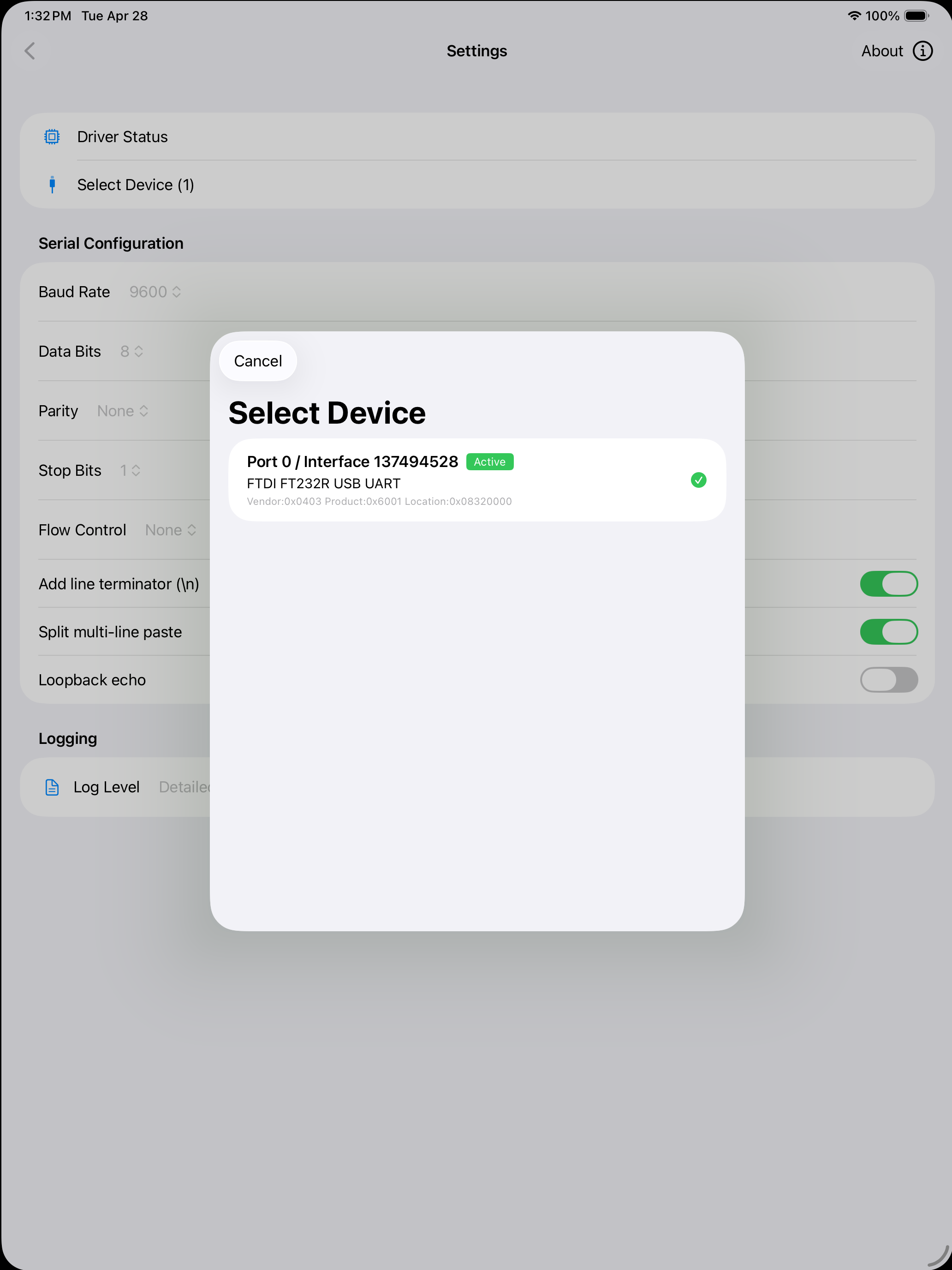 Terminal Console screenshot 2