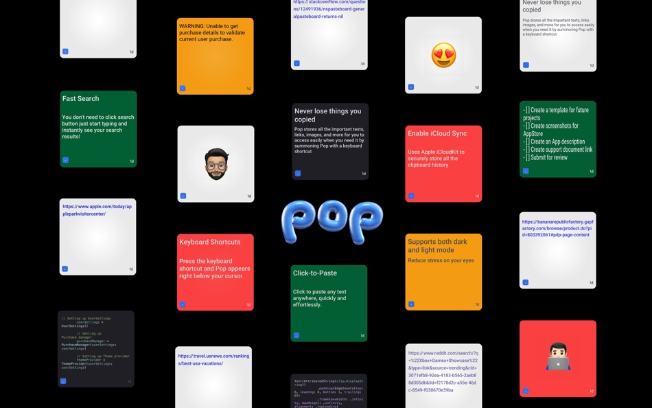 #1. Pop - Copy & Paste Faster (macOS) 게시자: Guru Sidharth Govindaraju