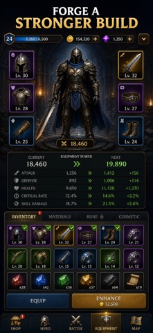 Dungeon Guild: Merge Defense iPhone screenshot