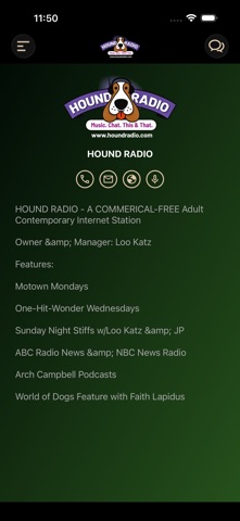 Hound Radio iPhone screenshot