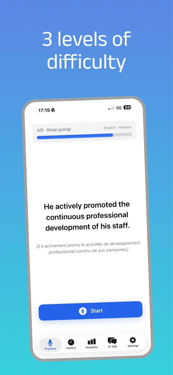 #3. Articulate: AI Pronunciation (iOS) Által: ANDREI RUSTI