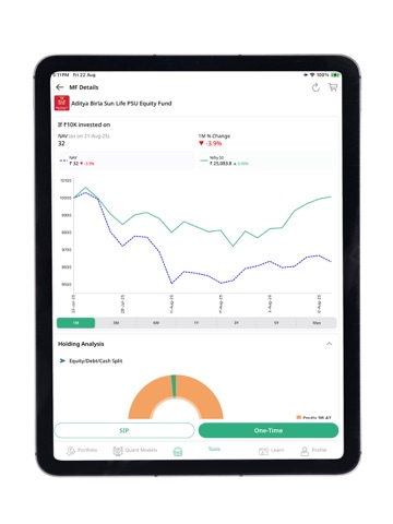 Quantsapp Wealth iPad screenshot