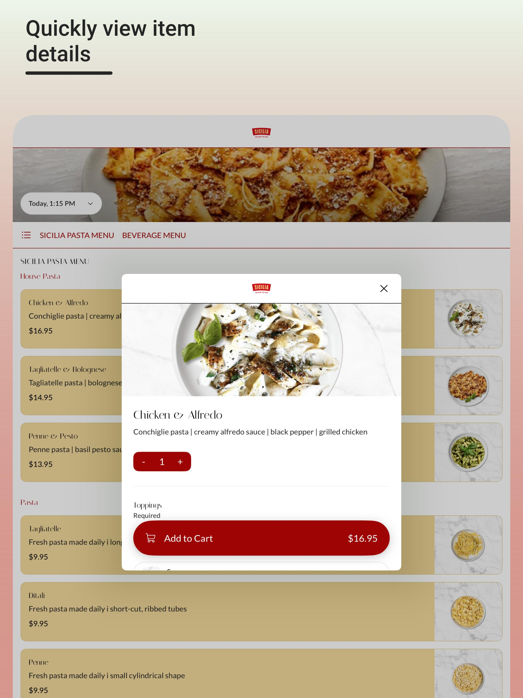 Sicilia Pasta screenshot 11