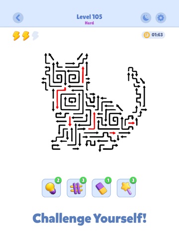 Path Flow!  - Tap Away Puzzles iPad screenshot