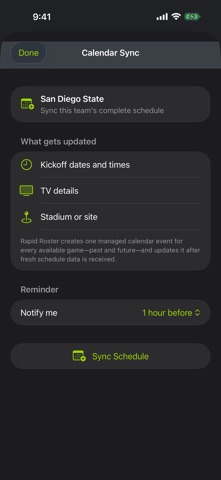 App screenshot