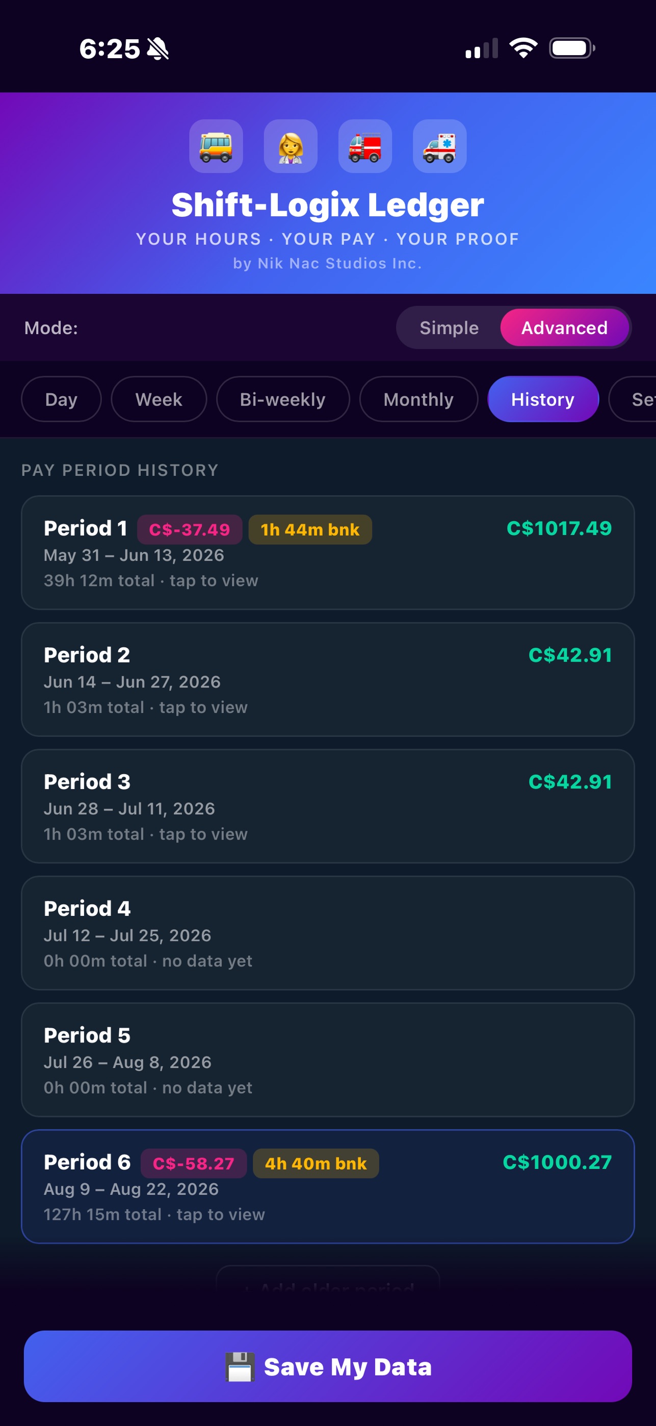 Screenshot 5 of Shift-Logix Ledger
