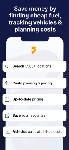 Fuel prices uk screenshot