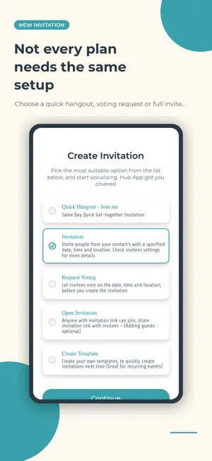 Hub App: Invites & RSVPs screenshot 2