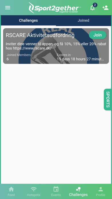 Sport2gether Screenshot
