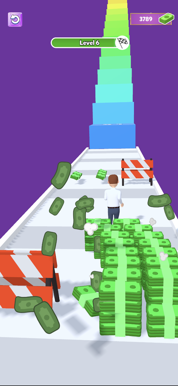 Money Collect Running 3D Game