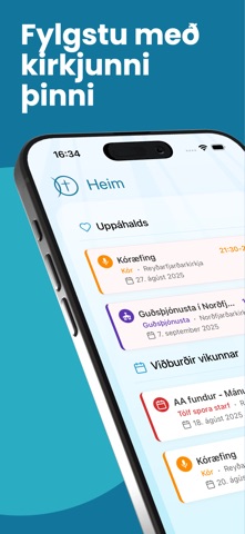 Kirkjuappið screenshot