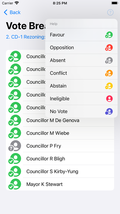 Screenshot 3 of VanVotes App