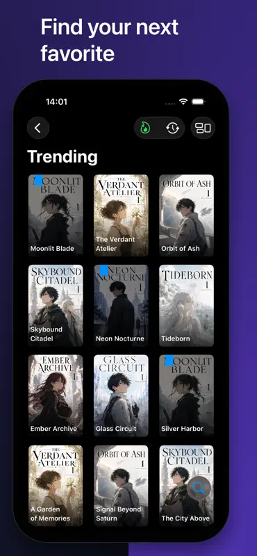 Mangura: Manga & Comic Reader screenshot 2 of 7