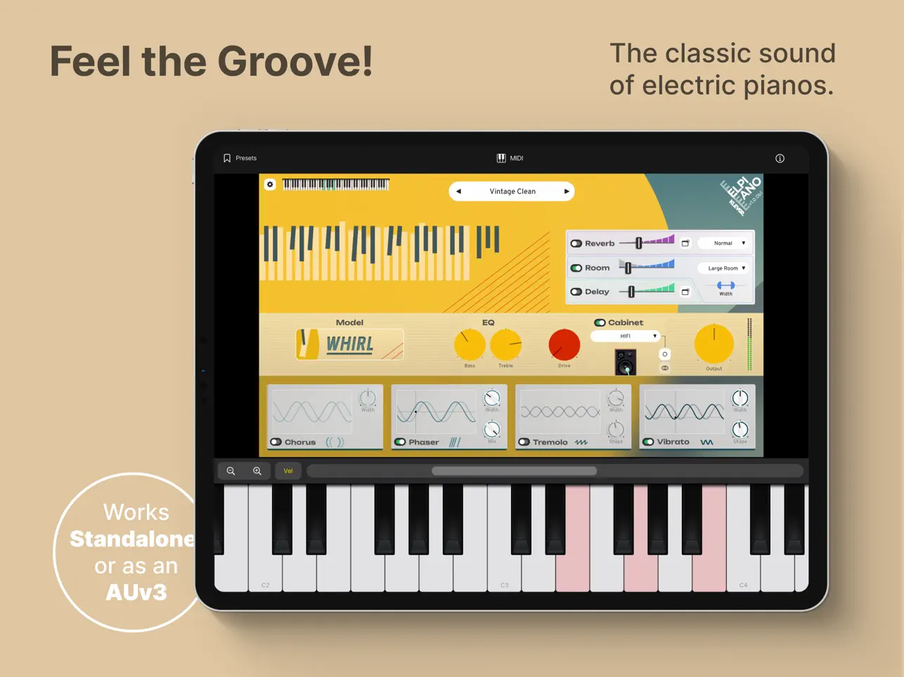#1. Elpiano (iOS) Με: Klevgränd produkter AB