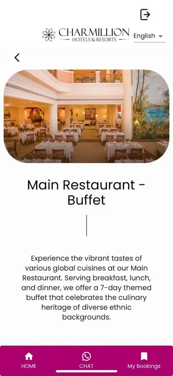 Screenshot #3 pour Charmillion Hotels & Resorts