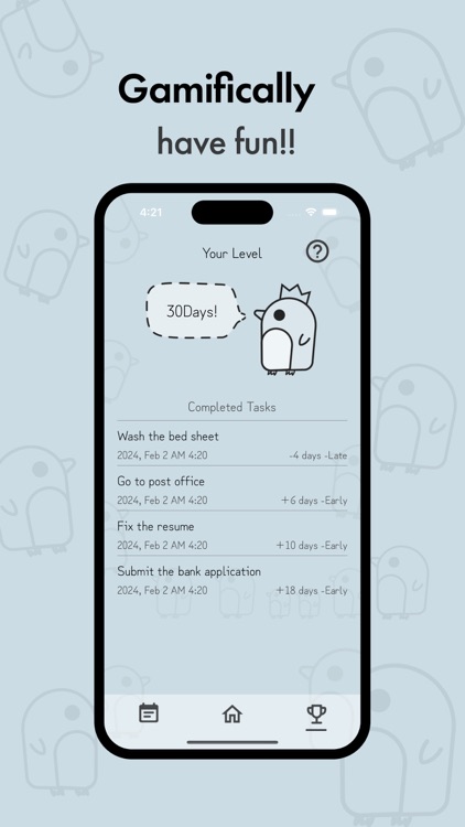 Kigen ~ penguin task tracker screenshot-3