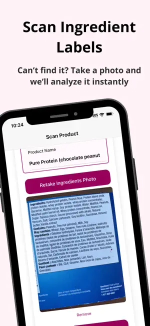 Clear Palate Food Allergy Scan screenshot 4