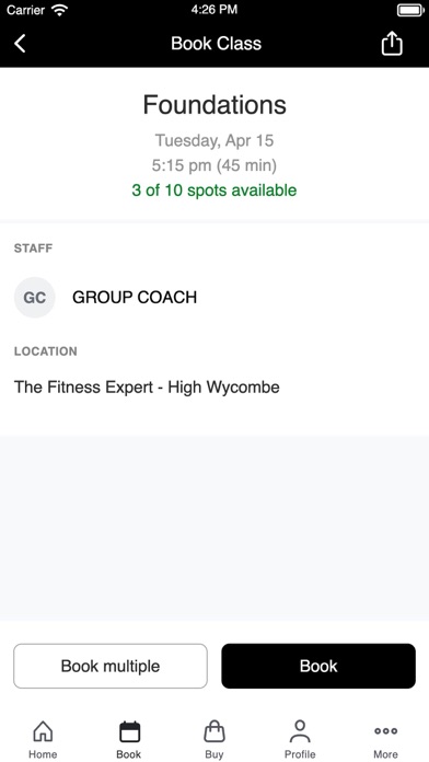 The Fitness Experts screenshot
