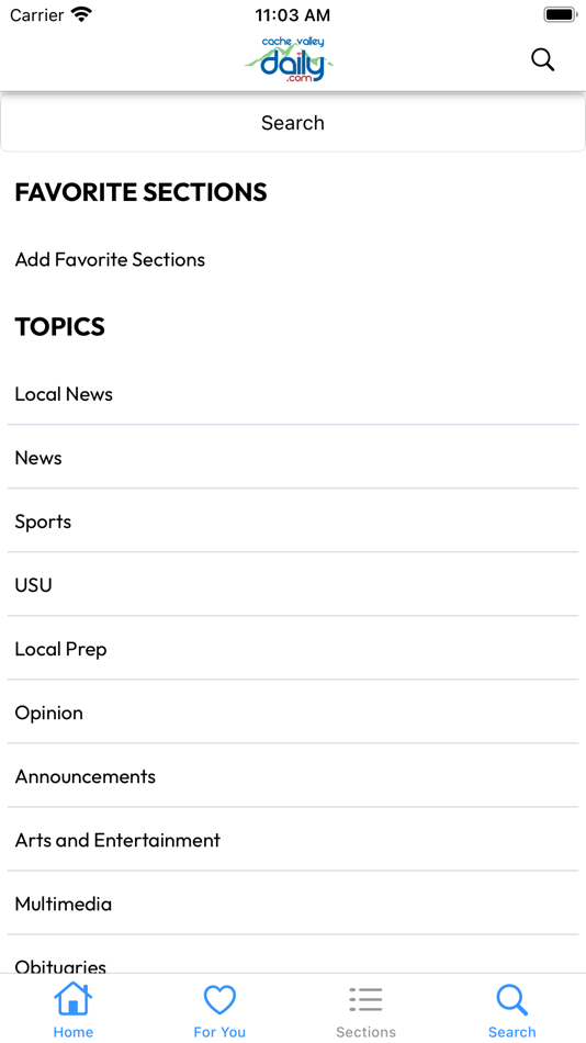 #2. Cache Valley Daily (iOS) 由: Sun Valley Radio, Inc