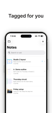 Pearnotes screenshot