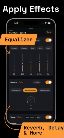 Voice Tune - Auto Recorder iPhone screenshot