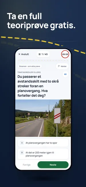 TeoriQ: Teoriprøven klasse B screenshot 1